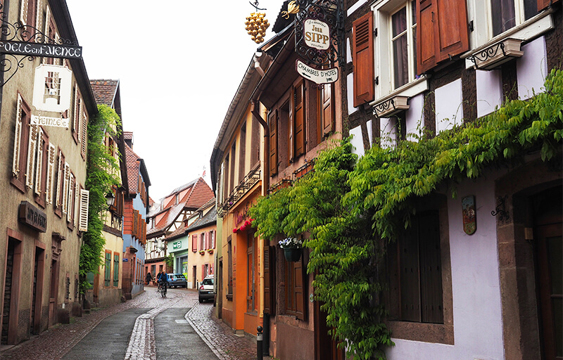 Beautiful streets of Ribeauvillé