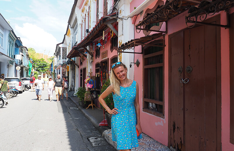 Walking in Phuket Old Town