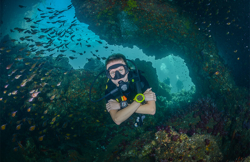 Discovering underwater