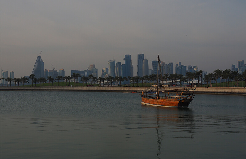 Sunset in Doha