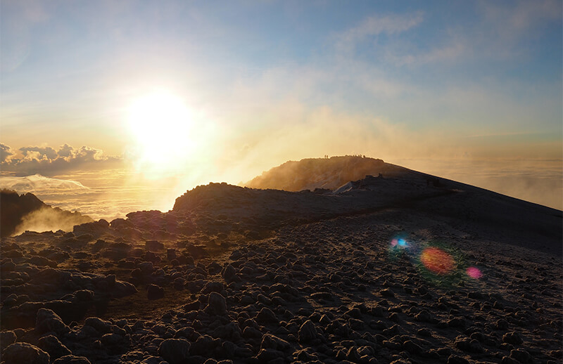 Sunrise on the summit