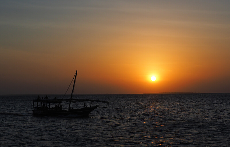 Sunsets in Nungwi are simply amazing